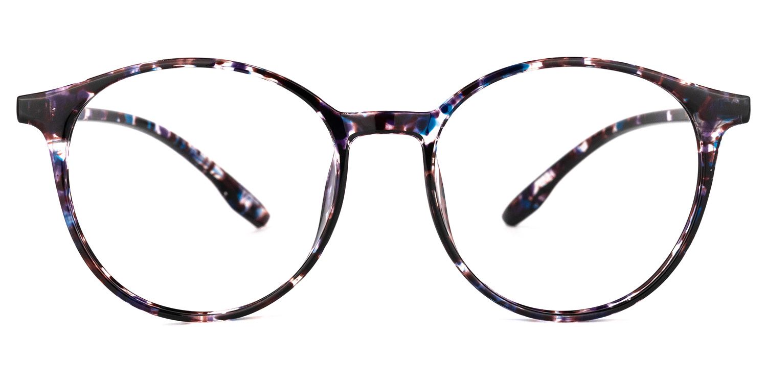 Perdita  Lunettes rondes écaille bleue0