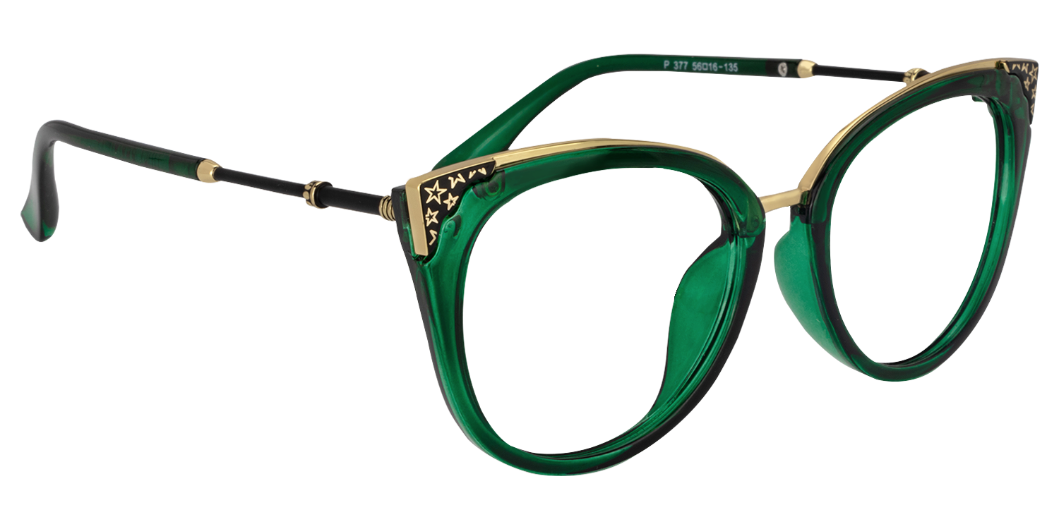 Dalton Lunettes Cateye vert foncé3