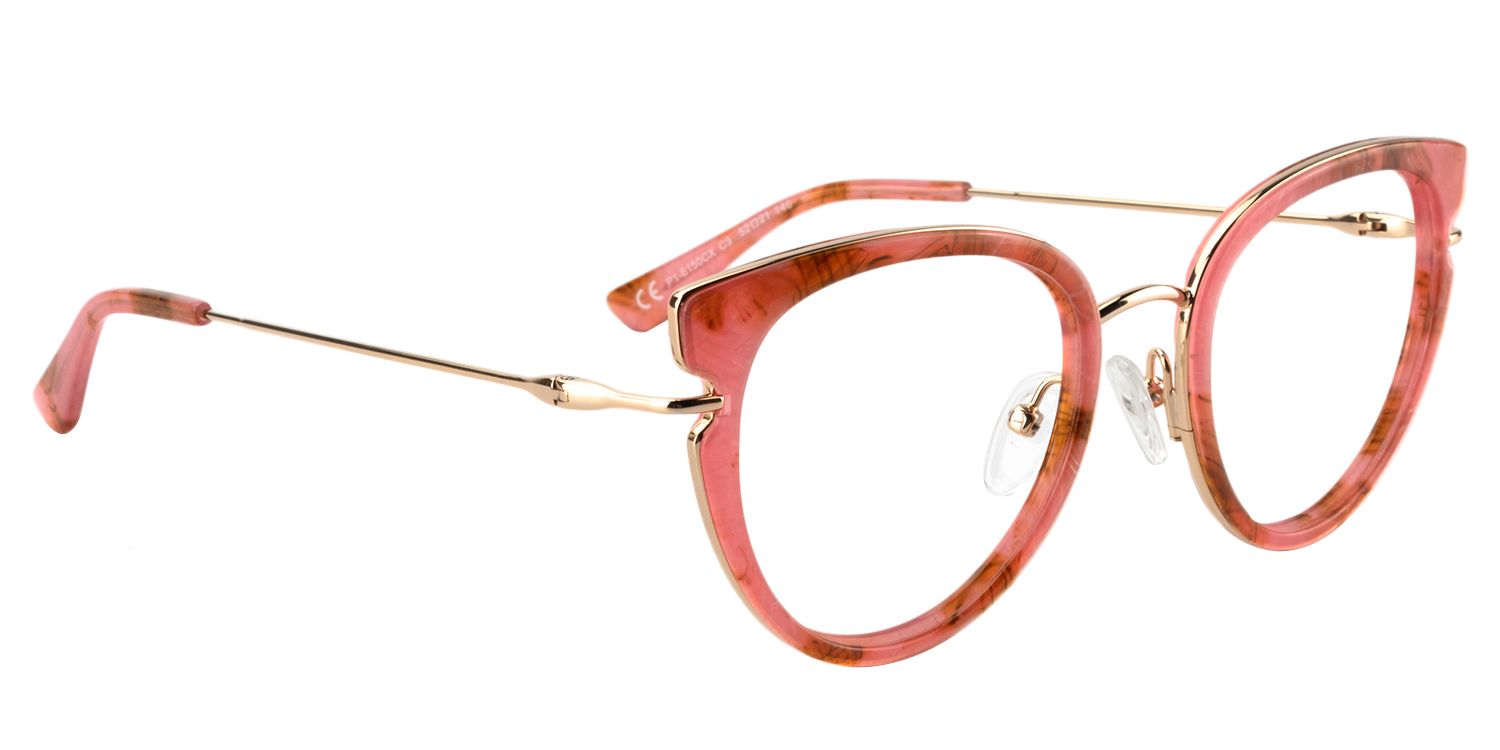 Alfonso Lunettes Cateye  Rose Tortoise 2