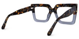 Brandon Gris Floral Carré lunettes5