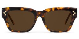 Marlowe Tortue Rectangulaire lunettes de soleil0