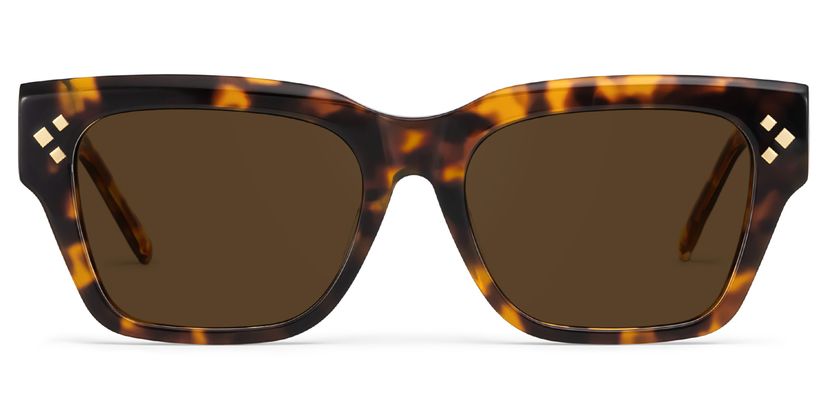 Marlowe Tortue Rectangulaire lunettes de soleil