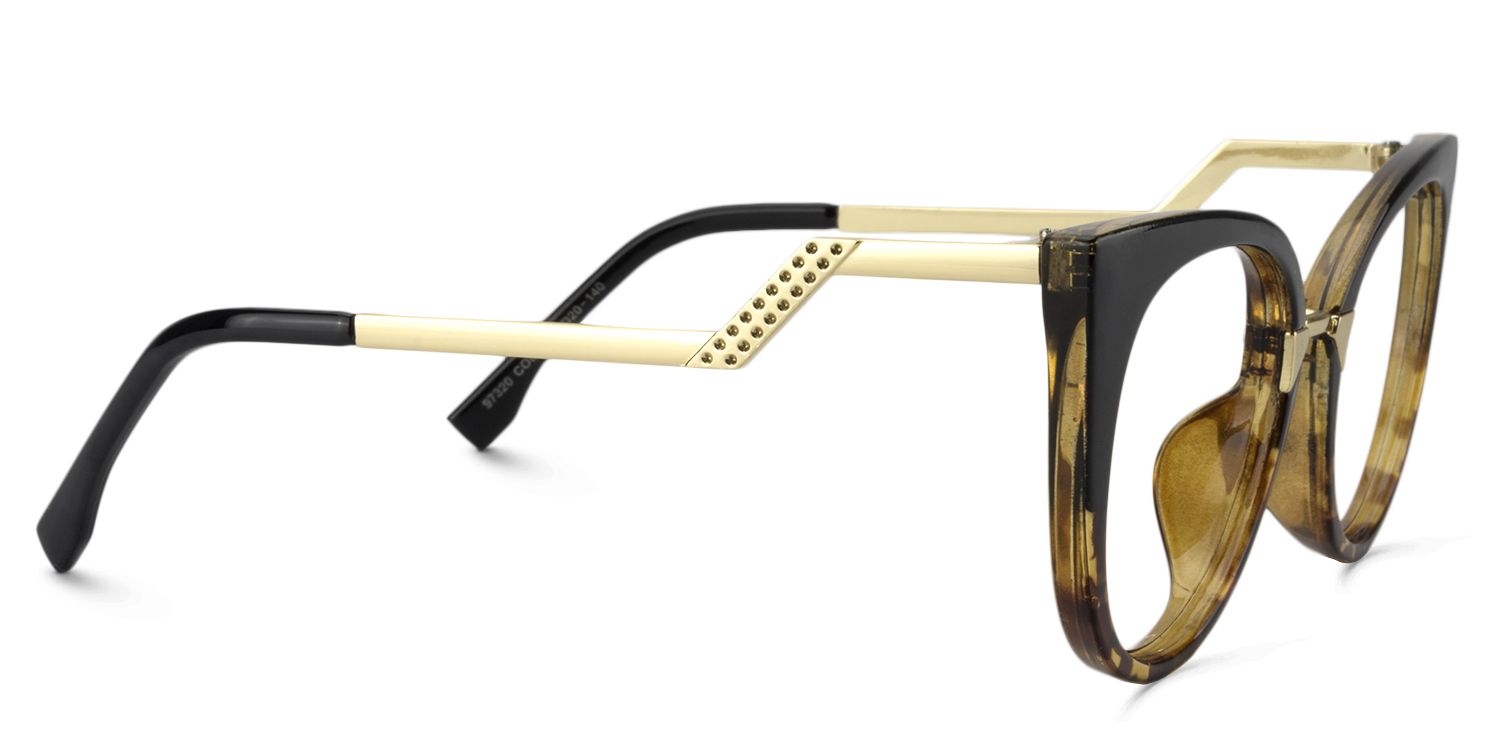 Jacqueline Lunettes Cat Eye Tortue Noire2