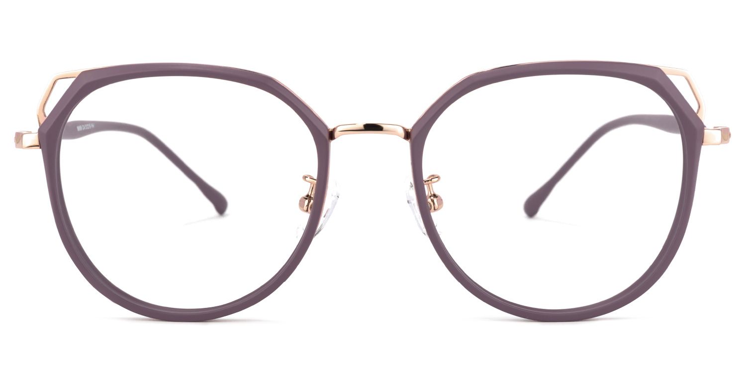 Ofelia Lunettes géométriques violettes 0