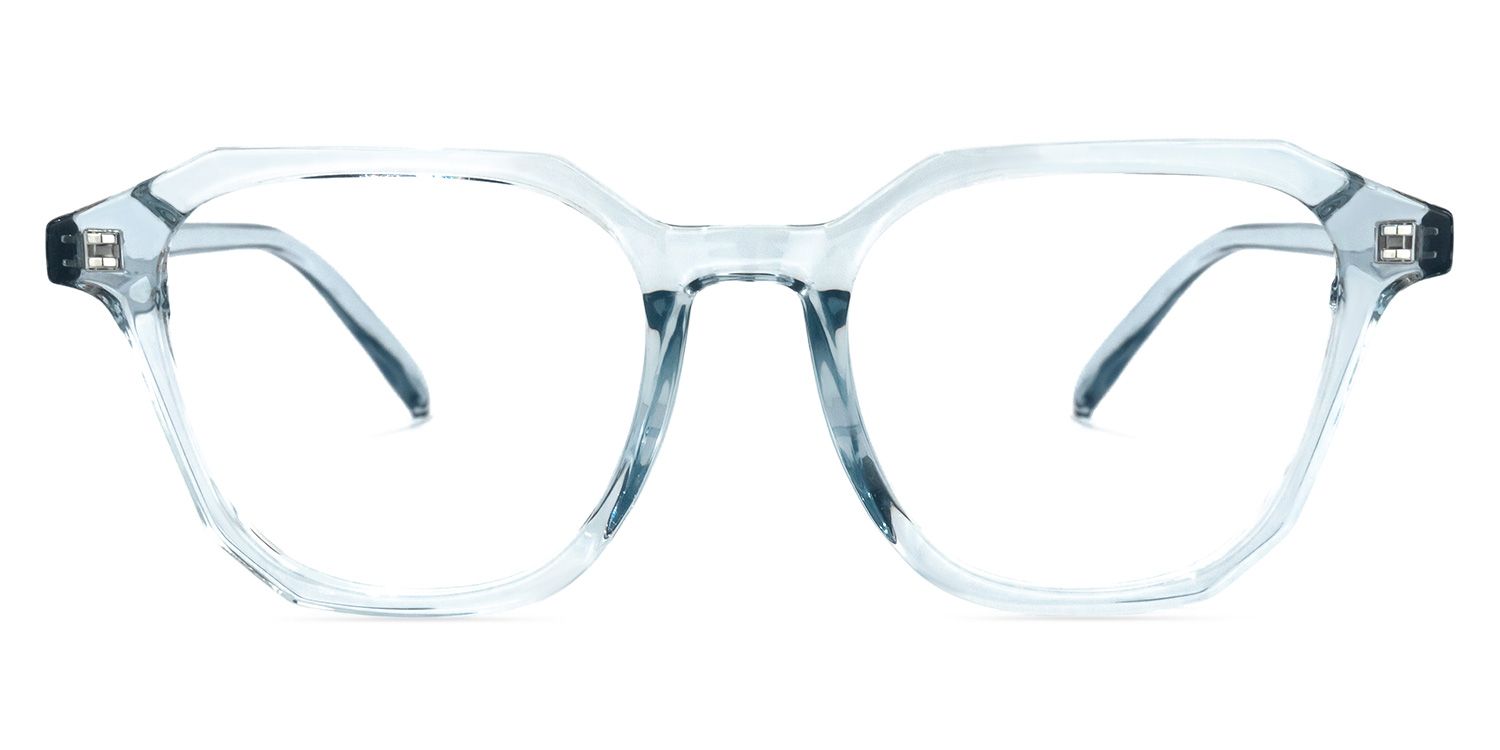 Preston Lunettes carrées bleu clair 0