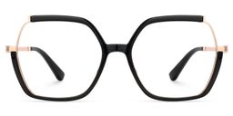 Alexia Noir Carré lunettes0
