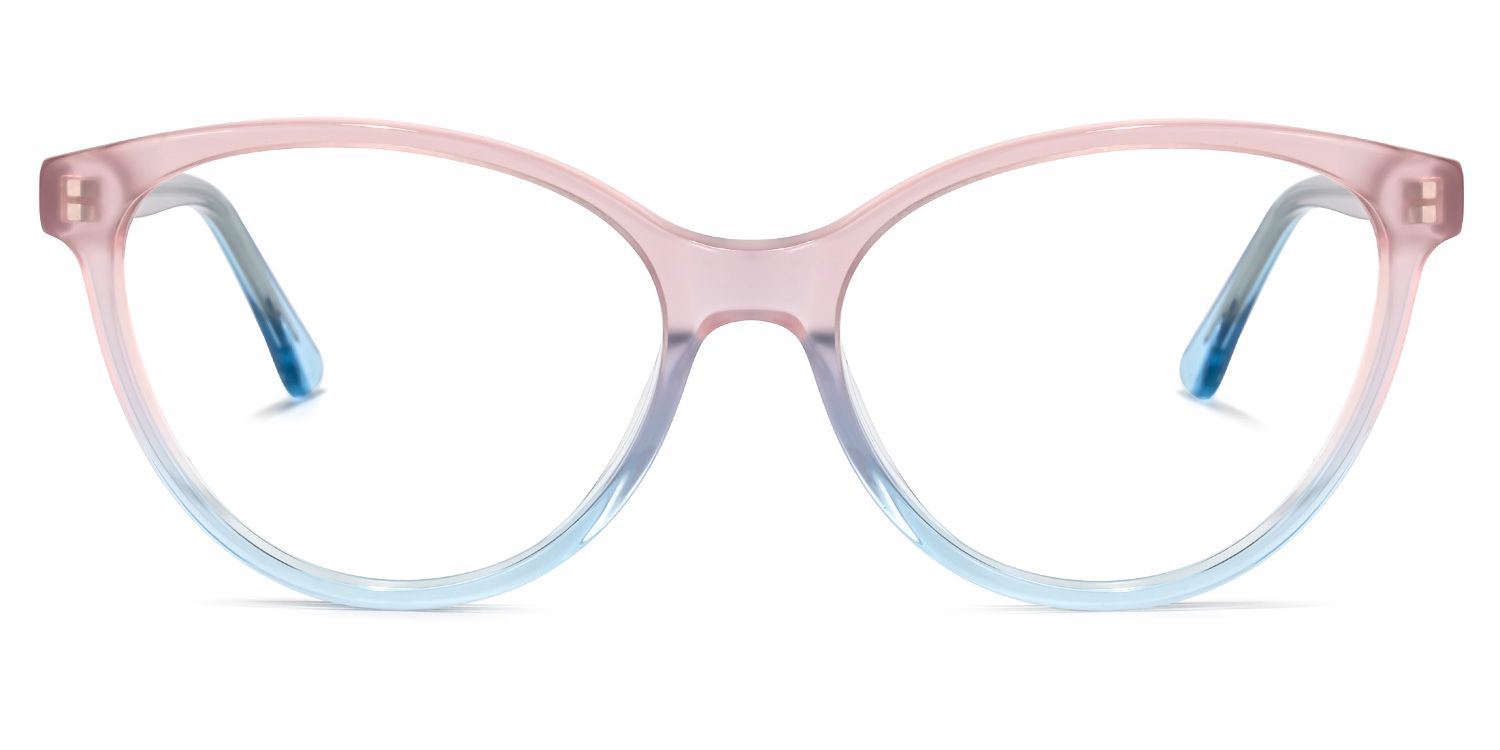 Hagen Rose Bleue Cateye Lunettes0