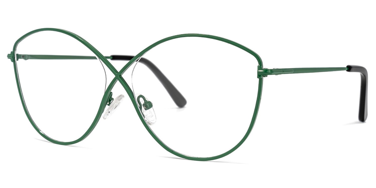 Garcia Vert Géométrique Lunettes1