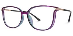 Rodz Violet Carré lunettes1