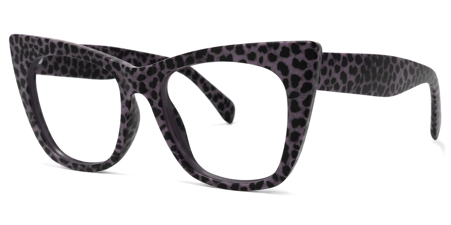 Fuller Violet Tortue Cateye Lunettes2