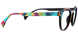 Minne Colorée Ronde lunettes4