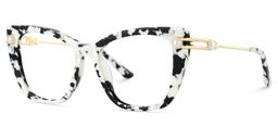 Victor Marbre Cat-eye lunettes4