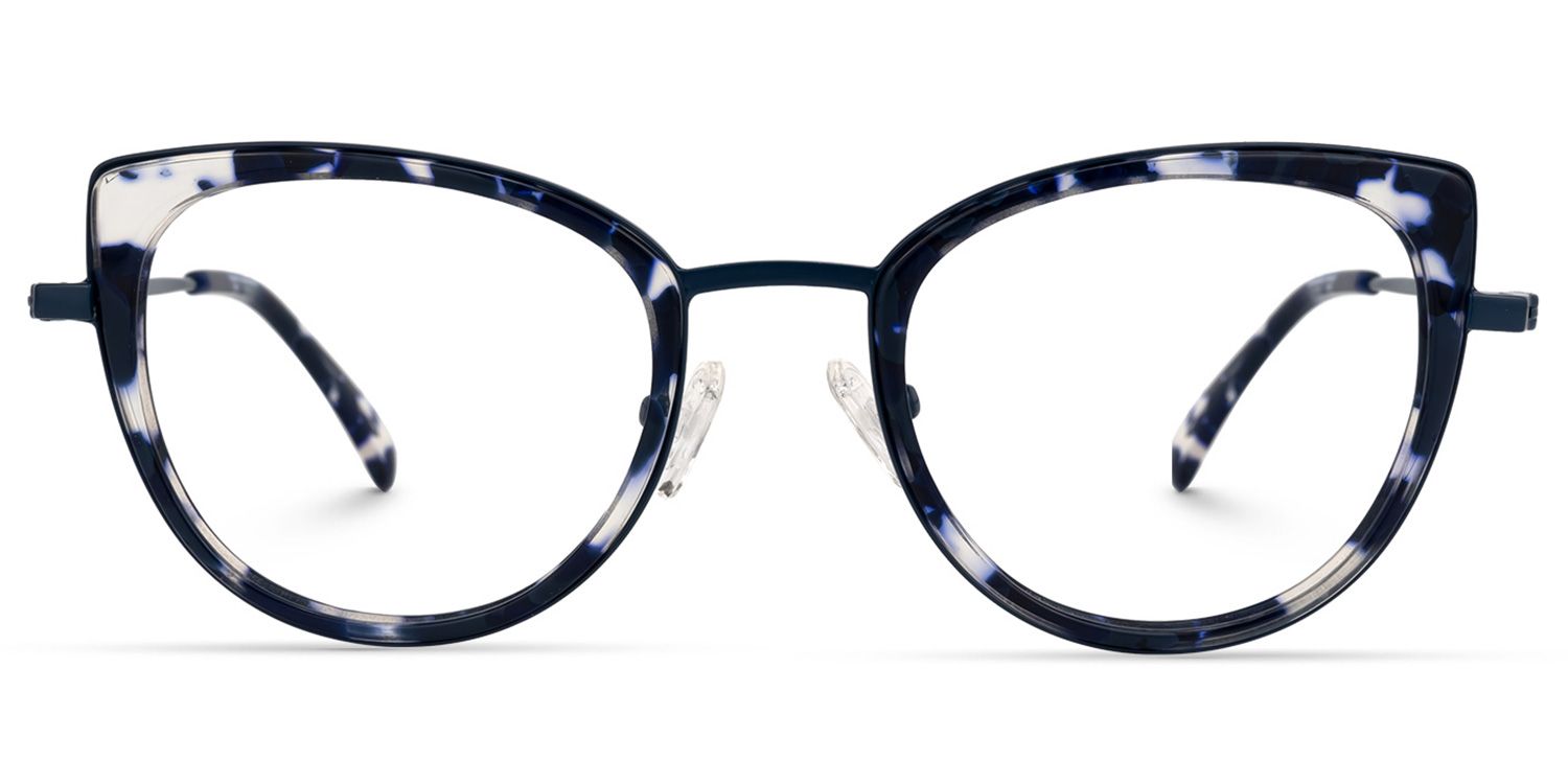 Taisha Bleue Tortue Cateye Lunettes0