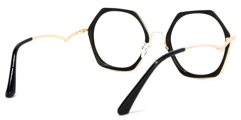 Haine Noir Géométrique Lunettes4