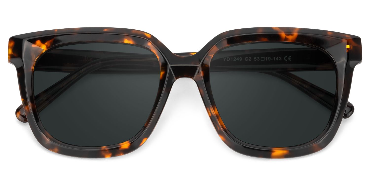 Lunettes de soleil de vue Square Tortue Lark | ZEELOOL1