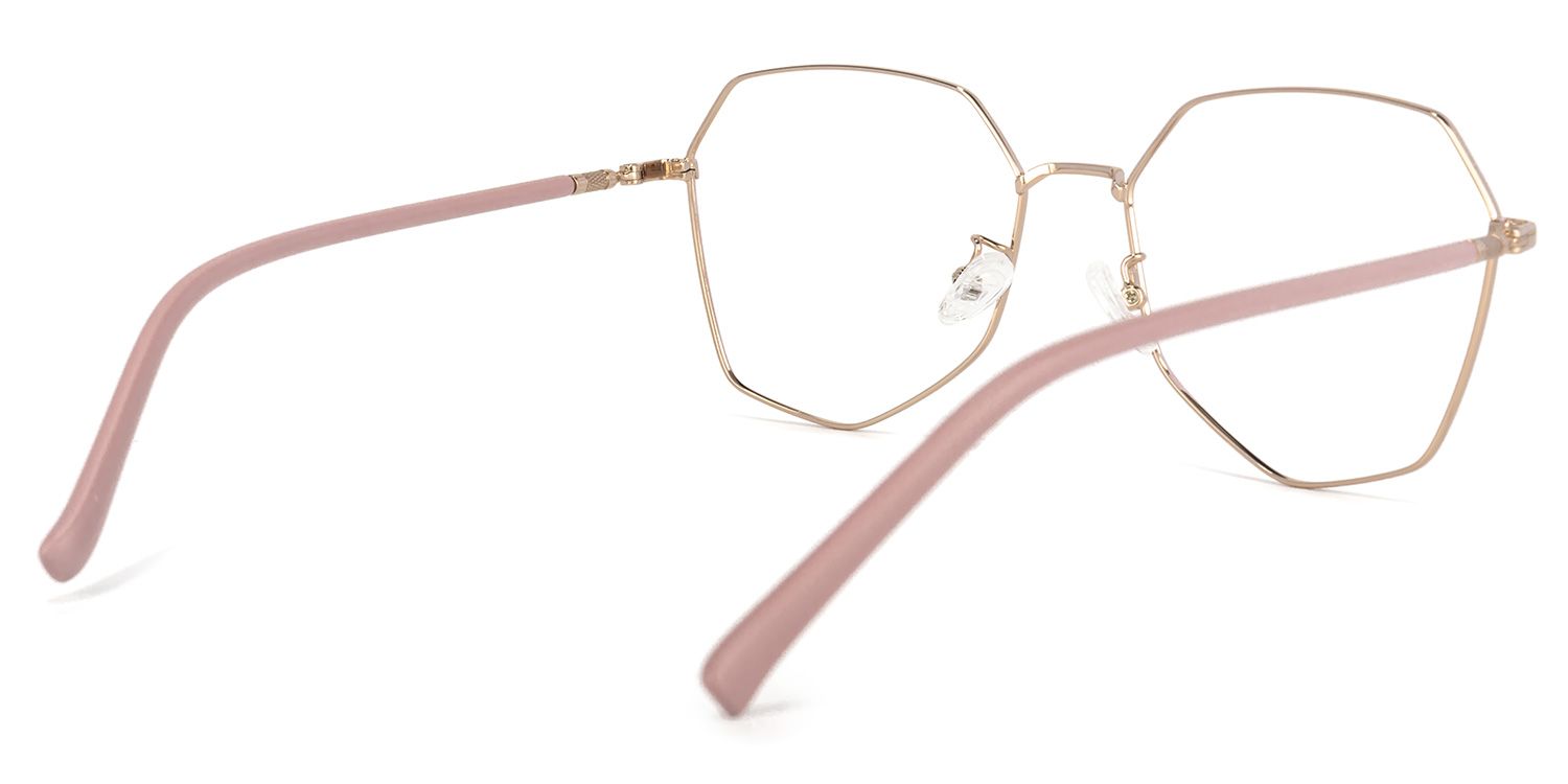 Bivins Rose Géométrique Lunettes3
