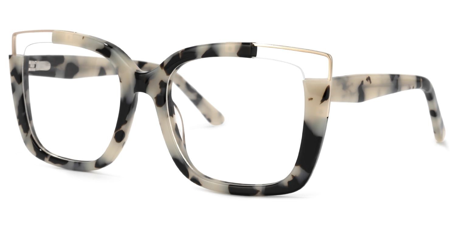 Dortch Gris-Tortue Carré Lunettes1