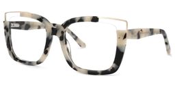 Dortch Gris-Tortue Carré lunettes1