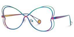 Aretha Irisé Géométrique lunettes2