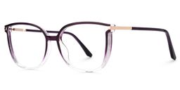Rodz Violet Foncé Carré lunettes1