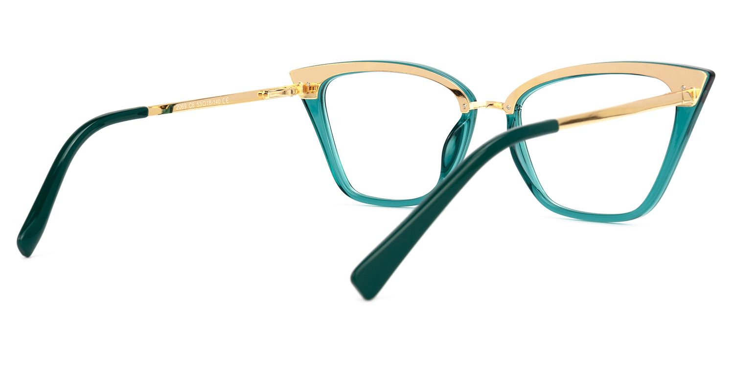Dionne Vert Cateye Lunettes2