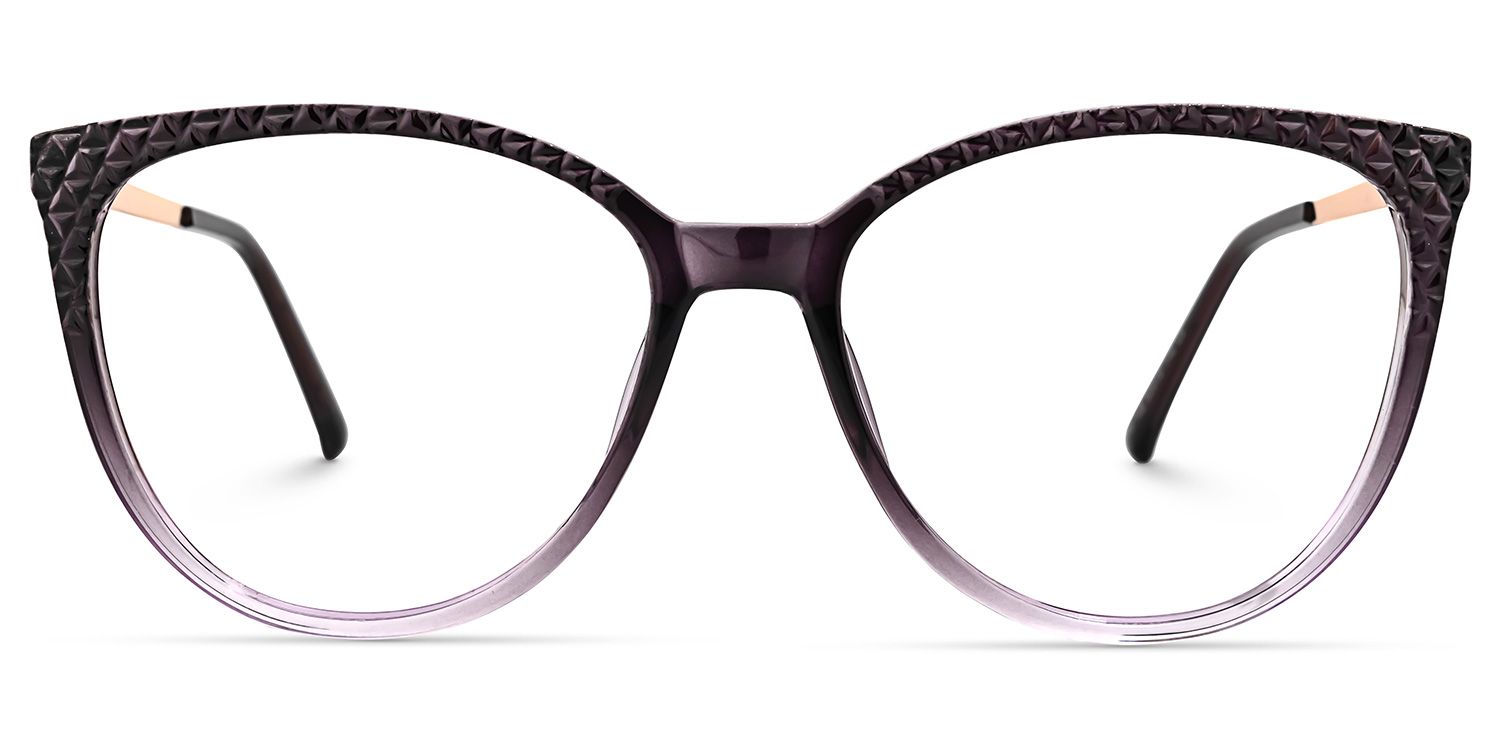 Wanda Violet foncé Cateye Lunettes0