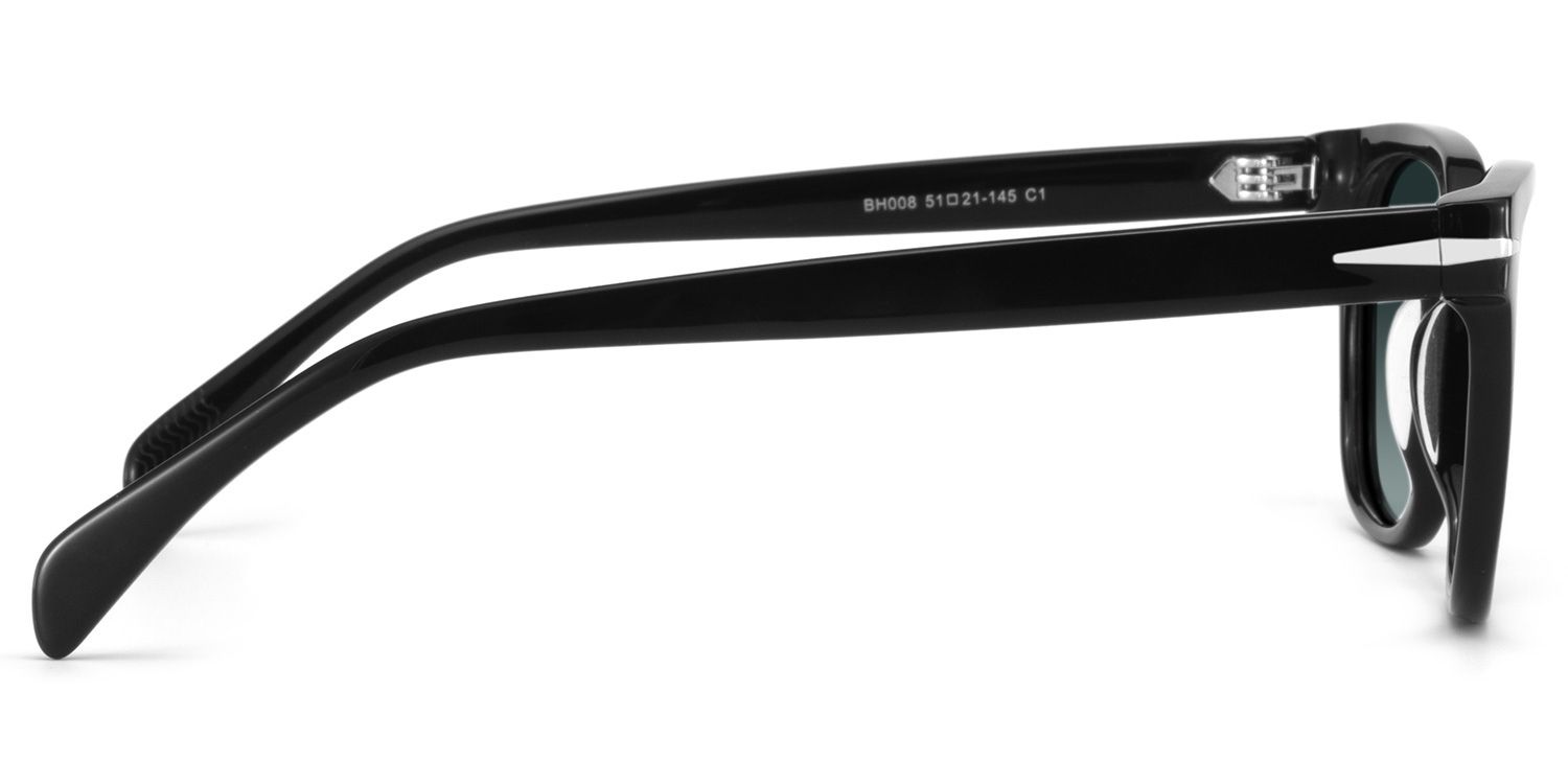 Lunettes de soleil de style Rectangle Noir Rocco | ZEELOOL Découvrir ZEELOOL3