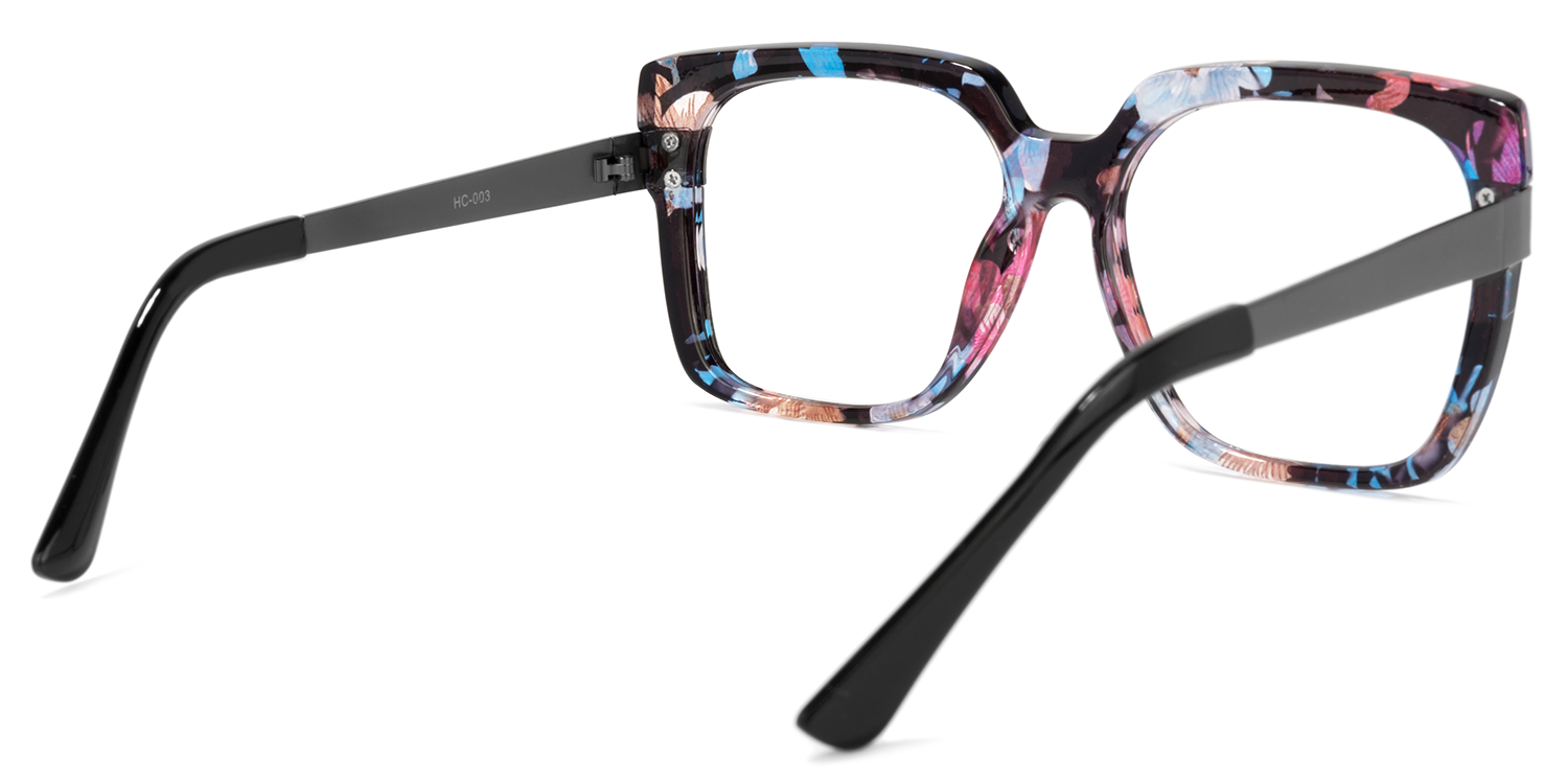 Reeves Lunettes carrées à motif floral 3