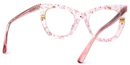 Pearl Rose Cat-eye lunettes5