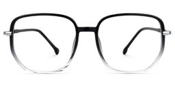 Joana Noir-Cristal Géométrique lunettes0