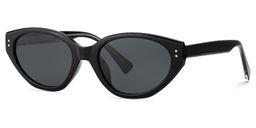 Raine Noir Cat-eye lunettes de soleil2