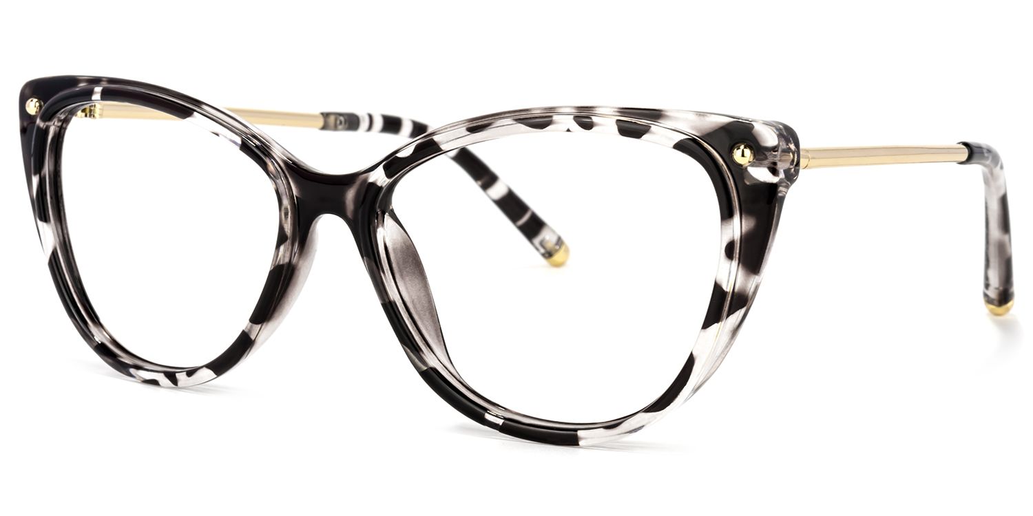 Hancock Noir Tortue Cateye Lunettes2