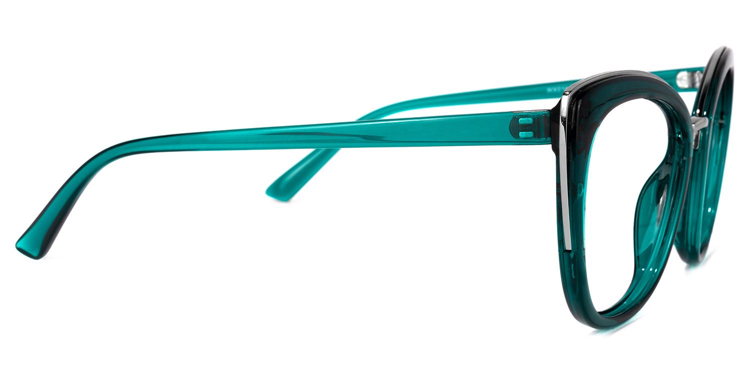 Kennard Paon-Bleu Cateye Lunettes2