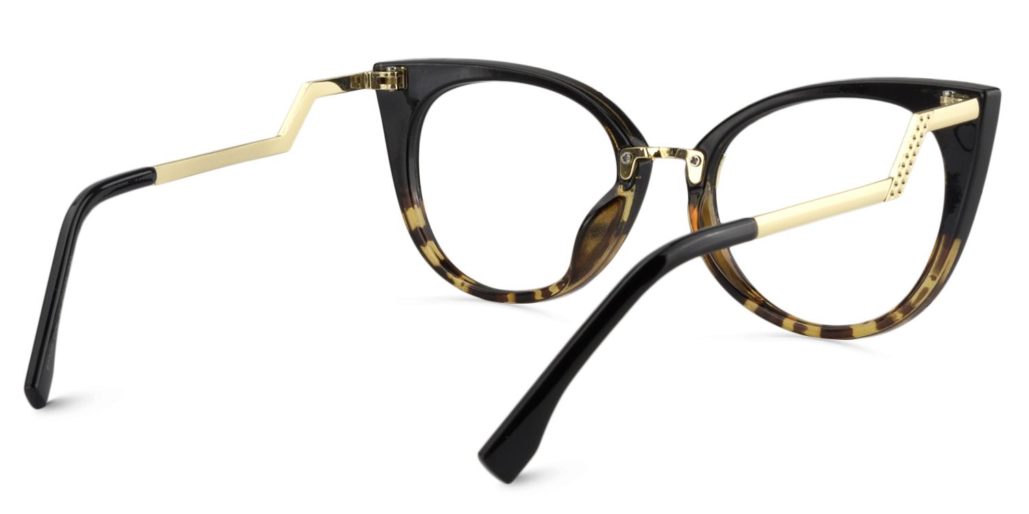 Jacqueline Lunettes Cat Eye Tortue Noire3