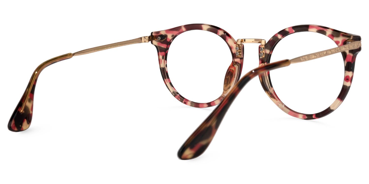 Quentina Rouge Ronde Lunettes2
