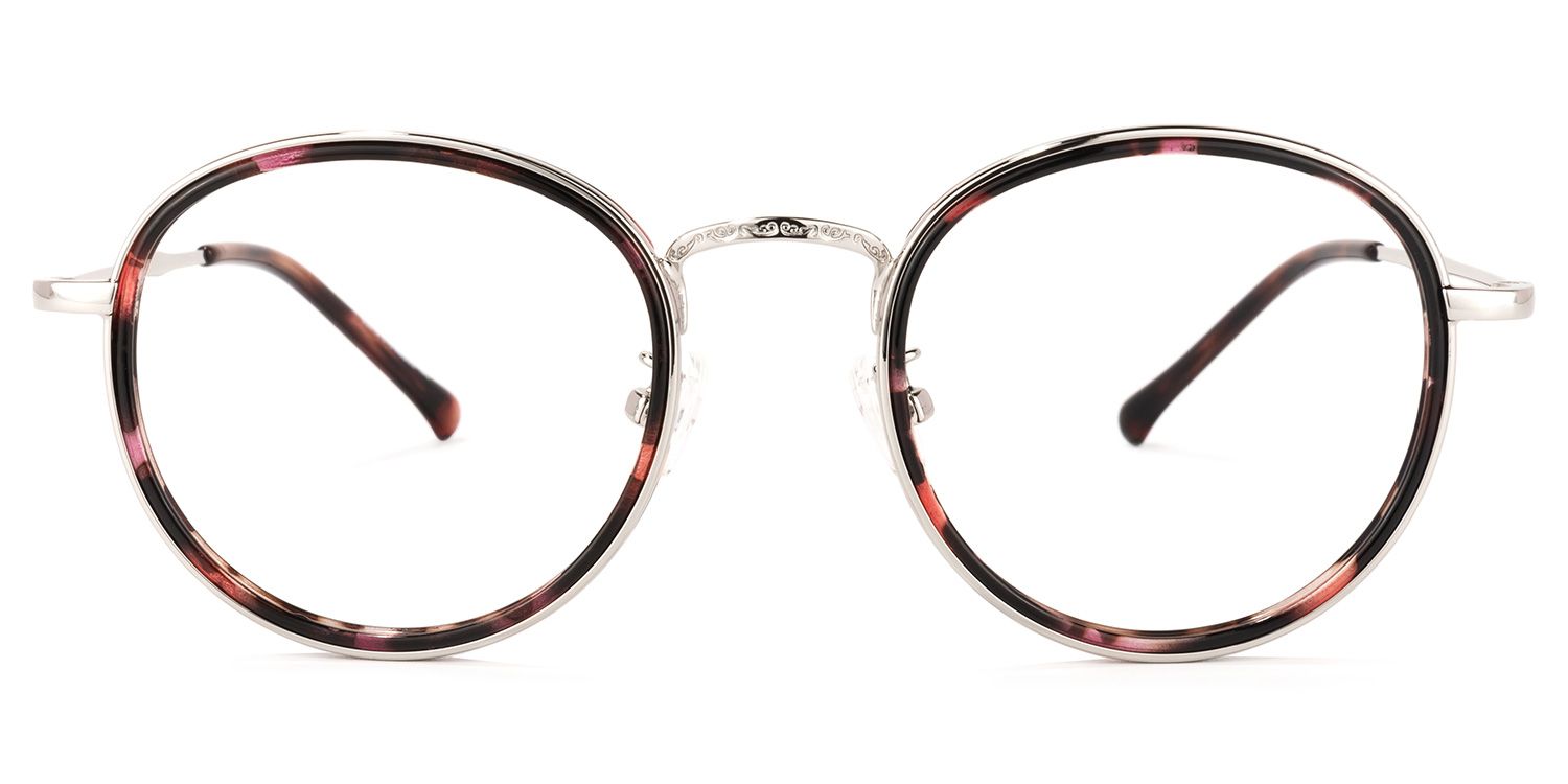 Yahya Lunettes rondes marron argenté0
