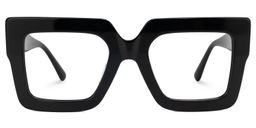 Brandon Noir Carré lunettes0