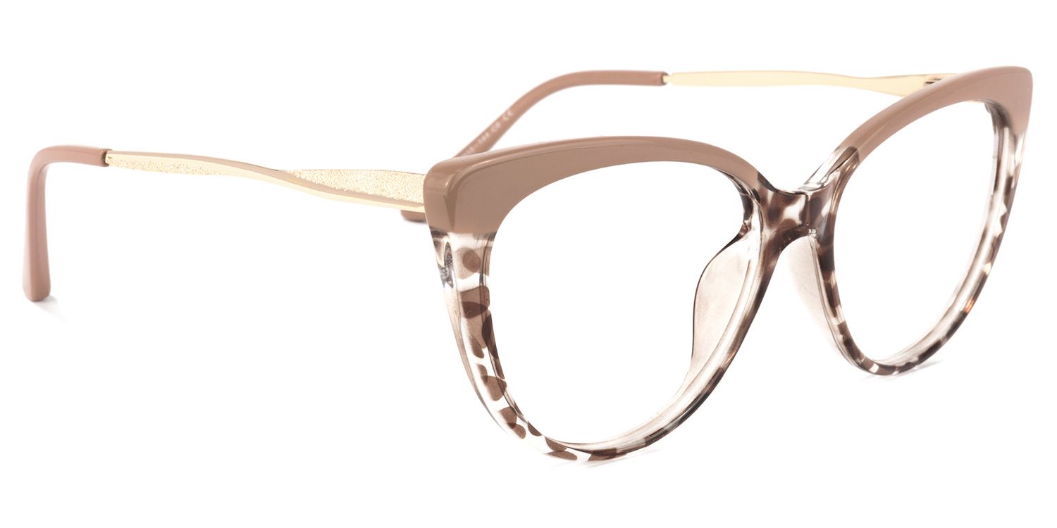 Marcus Camée Marron Cateye Lunettes1
