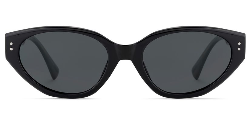 Raine Noir Cat-eye lunettes de soleil