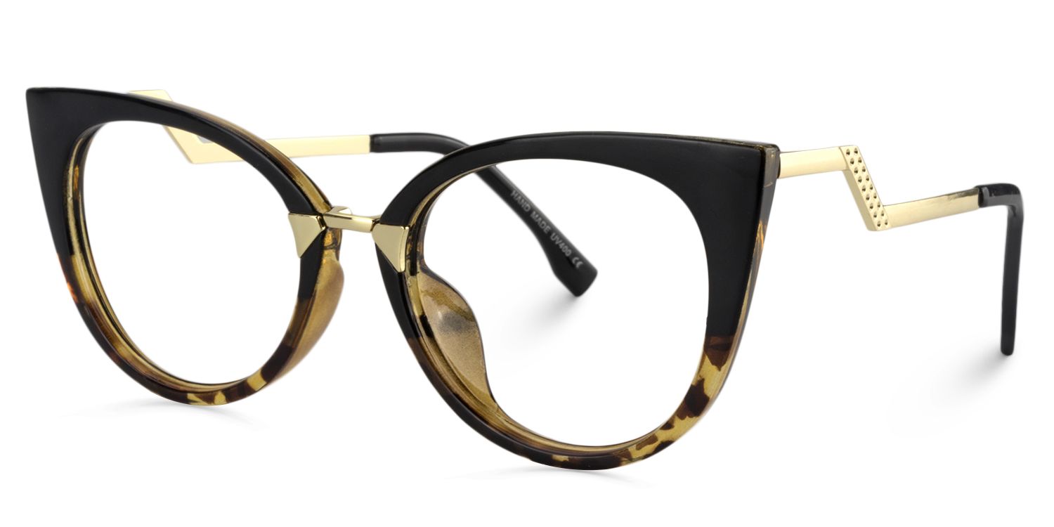 Jacqueline Lunettes Cat Eye Tortue Noire1