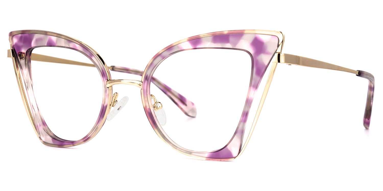 Orinthia Violet Cateye Lunettes1