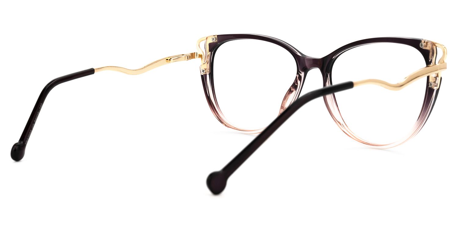 Yvette Violet Cateye Lunettes3