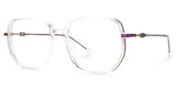 Joana Cristal Géométrique lunettes3