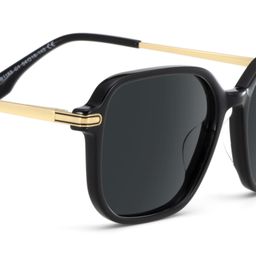 Jetson Noir Rectangulaire lunettes de soleil4