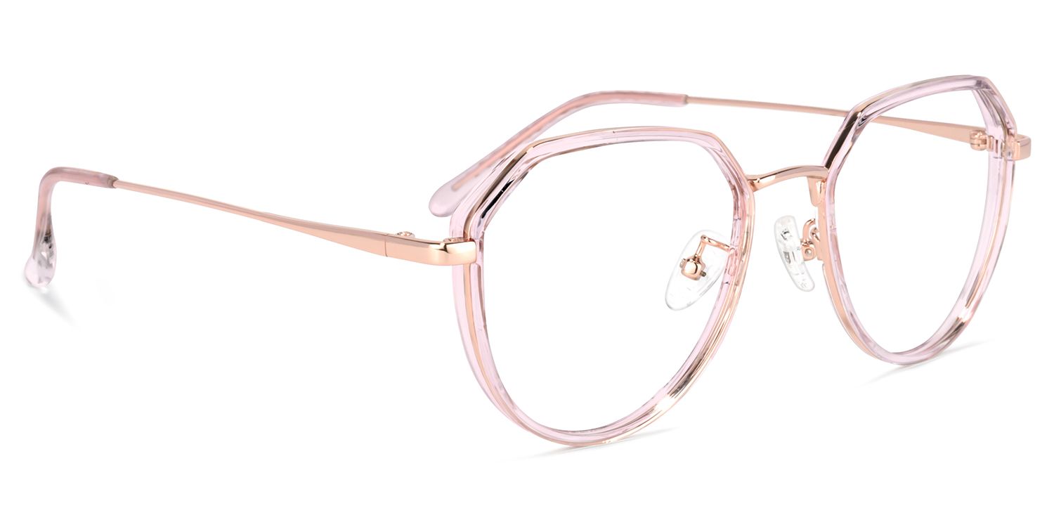 Parker Lunettes géométriques roses 1