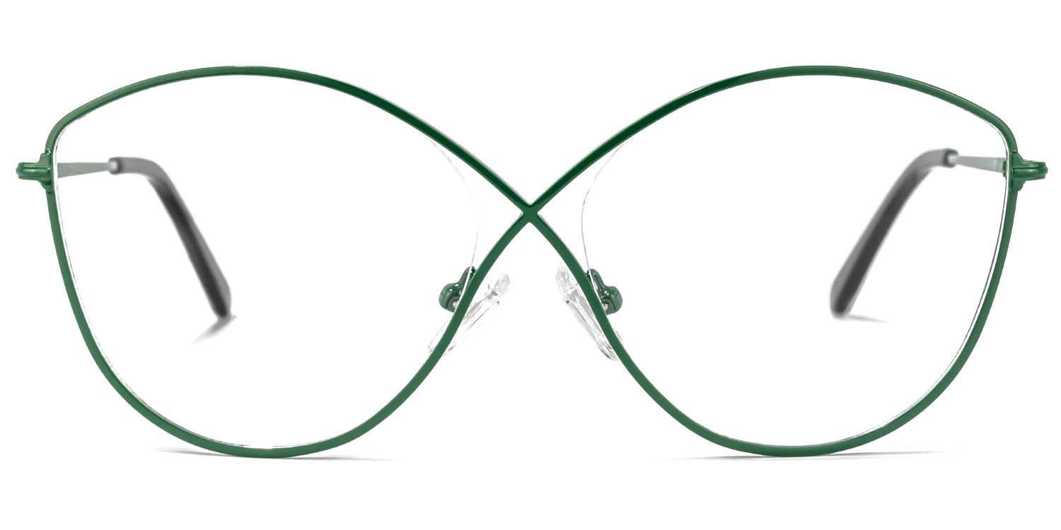 Garcia Vert Géométrique Lunettes0