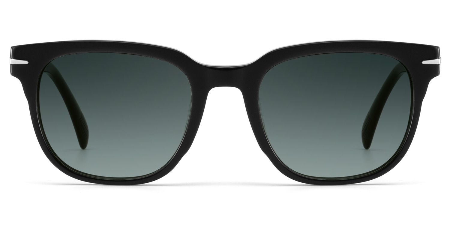 Lunettes de soleil de style Rectangle Noir Rocco | ZEELOOL Découvrir ZEELOOL0