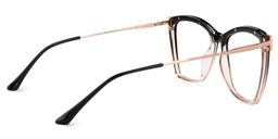 Krystle Noir-Marron Carré lunettes4