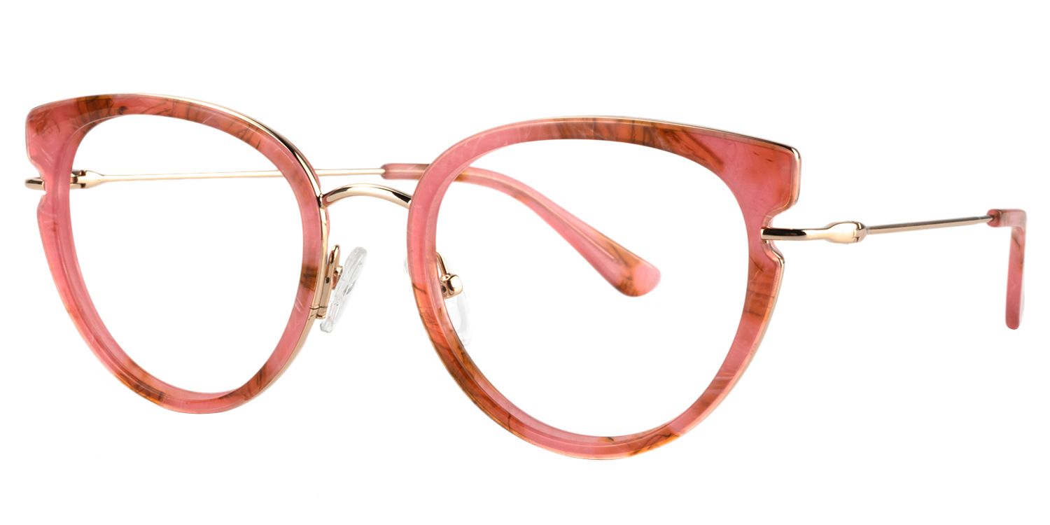 Alfonso Lunettes Cateye  Rose Tortoise 1