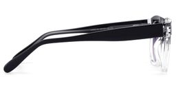 Nia Noir Cristal Carré lunettes de soleil3